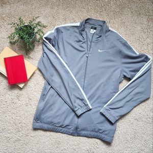 Nike Mens XLarge Gray Full Zip Sweatshirt